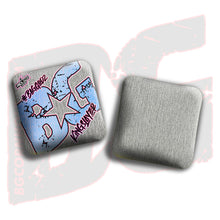 Load image into Gallery viewer, 2026 BG Kingslayer &quot;Silver Colormatch&quot; - ACL Pro Stamped Cornhole Bags - SET OF 4 BAGS