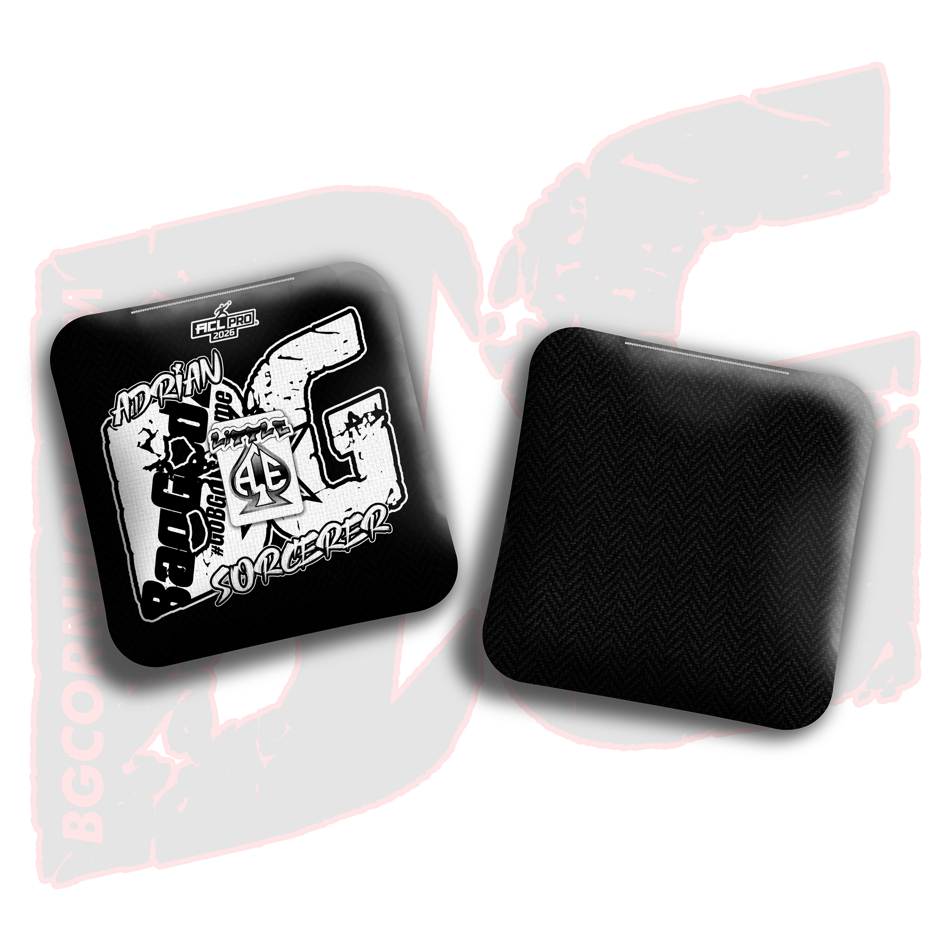 2026 BG Multiple Bag Models  - "Adrian Clark” - ACL Pro Stamped Cornhole Bags - SET OF 4 BAGS
