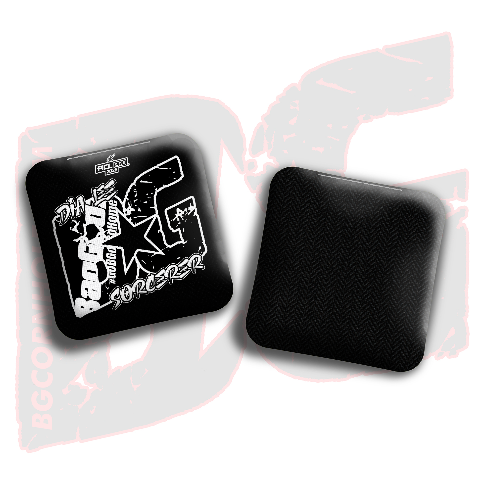 2026 BG Multiple Bag Models  - "Dia Lee” - ACL Pro Stamped Cornhole Bags - SET OF 4 BAGS