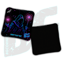 Load image into Gallery viewer, 2026 BG Multiple Bag Models "Cyber Wizard" - ACL Pro Stamped Cornhole Bags - SET OF 4 BAGS