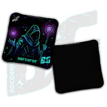 Load image into Gallery viewer, 2026 BG Multiple Bag Models "Cyber Wizard" - ACL Pro Stamped Cornhole Bags - SET OF 4 BAGS