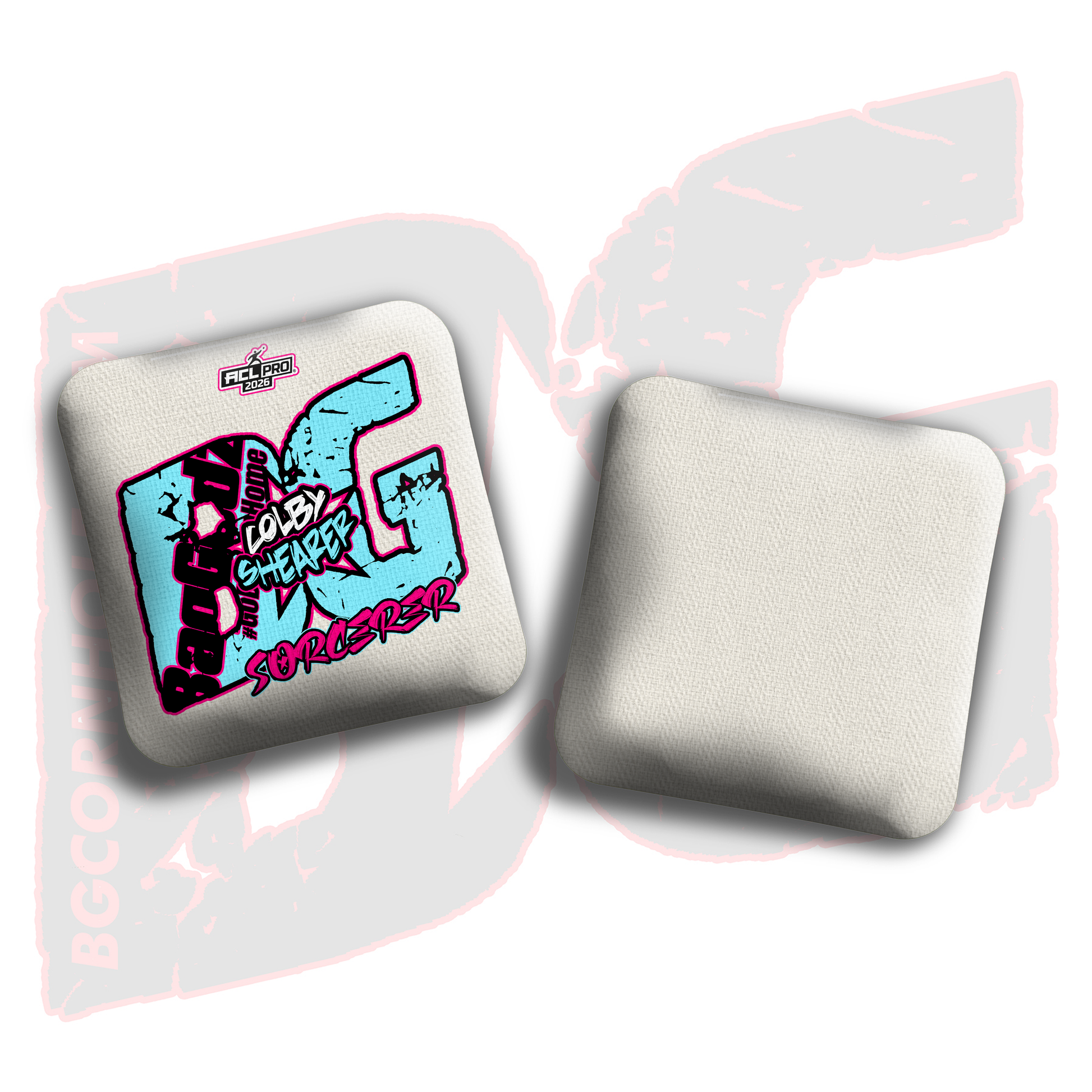 2026 BG Multiple Bag Models  - "Colby Shearer” - ACL Pro Stamped Cornhole Bags - SET OF 4 BAGS