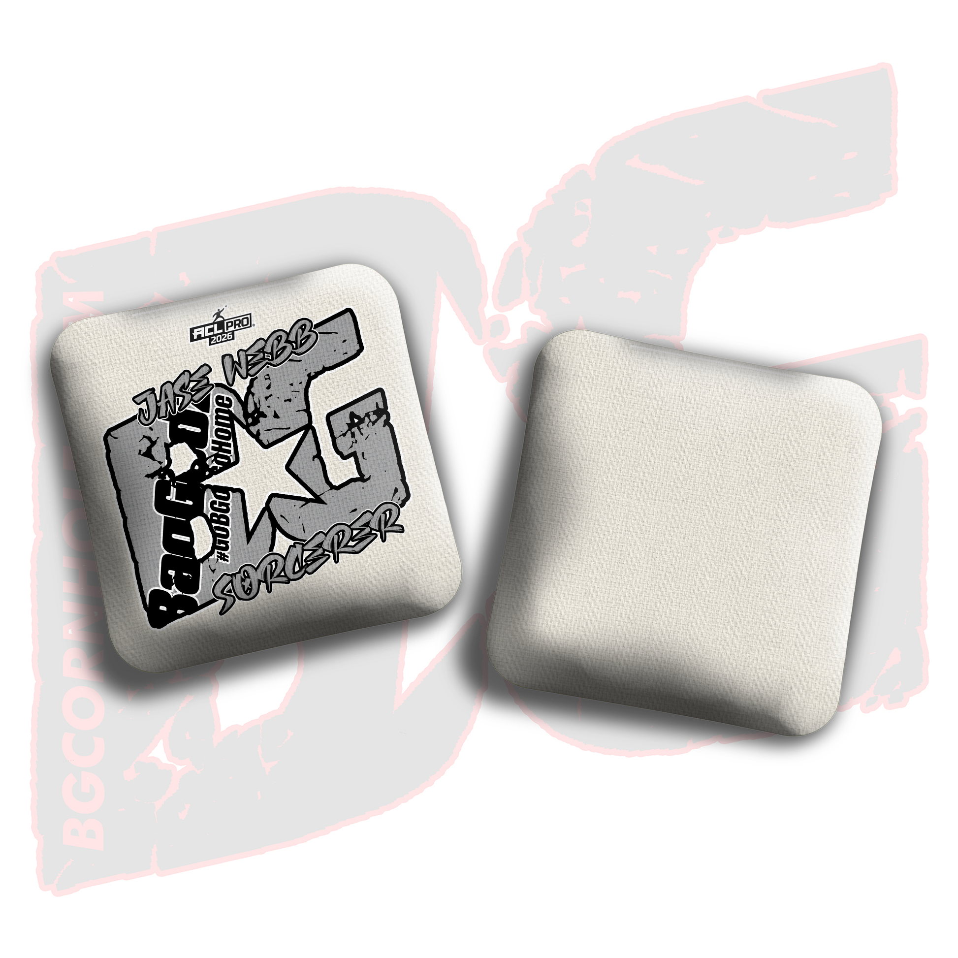 2026 BG Multiple Bag Models  - "Jase Webb” - ACL Pro Stamped Cornhole Bags - SET OF 4 BAGS