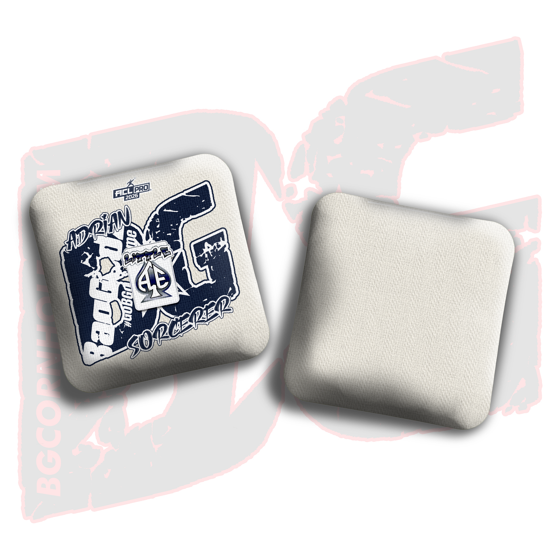2026 BG Multiple Bag Models  - "Adrian Clark” - ACL Pro Stamped Cornhole Bags - SET OF 4 BAGS