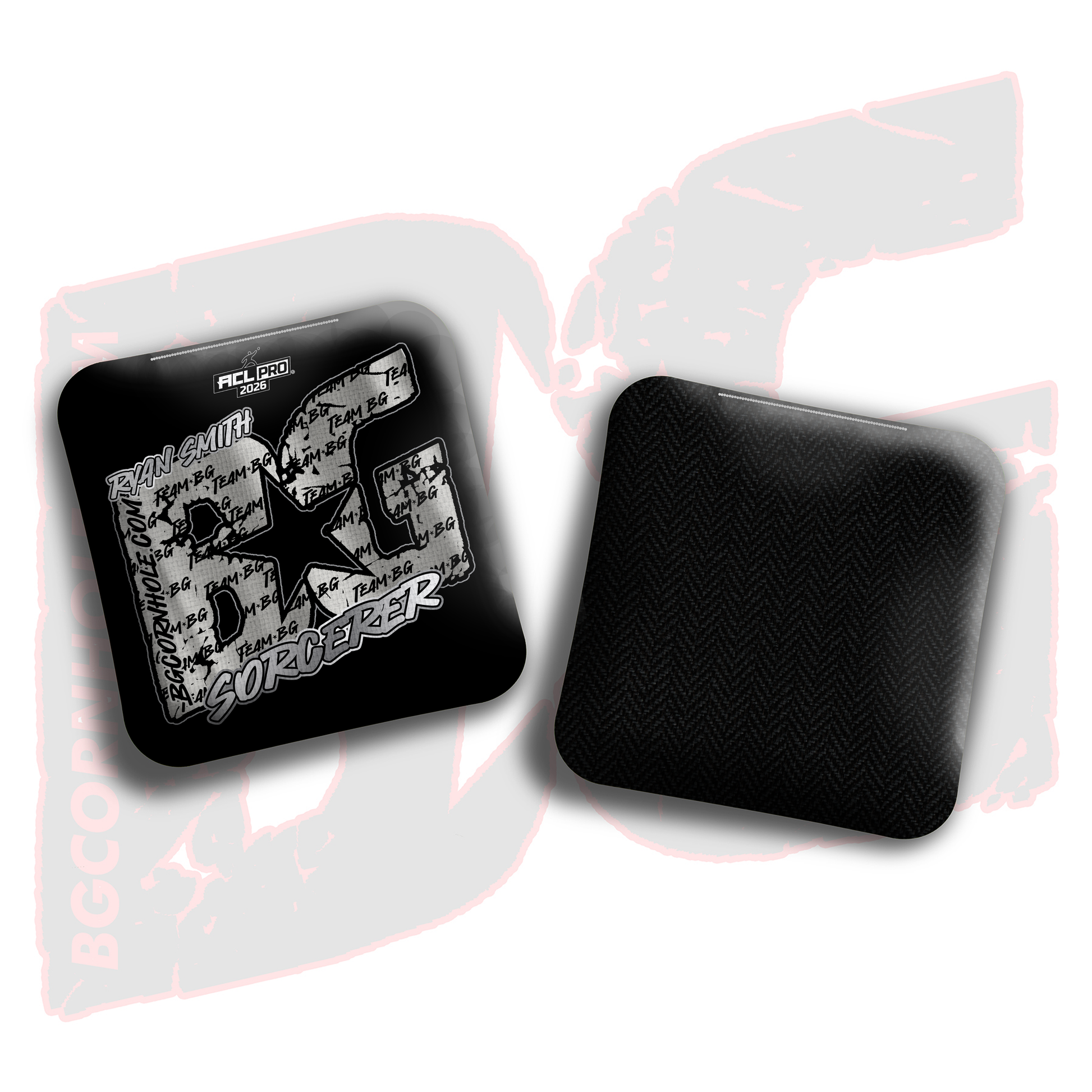2026 BG Multiple Bag Models  - "Ryan Smith - Team BG” - ACL Pro Stamped Cornhole Bags - SET OF 4 BAGS