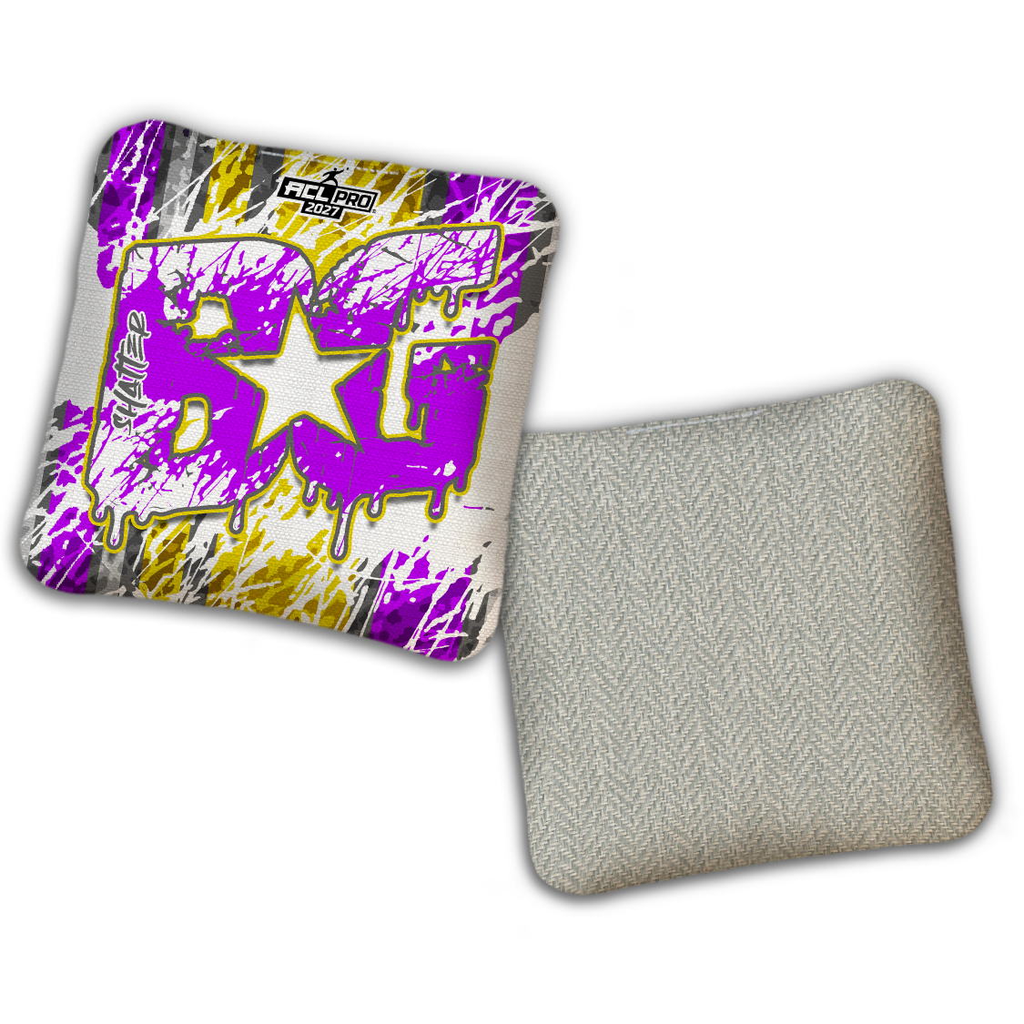 2027 BG Multiple Bag Models "SPLASH ZONE" - ACL Pro Stamped Cornhole Bags - SET OF 4 BAGS
