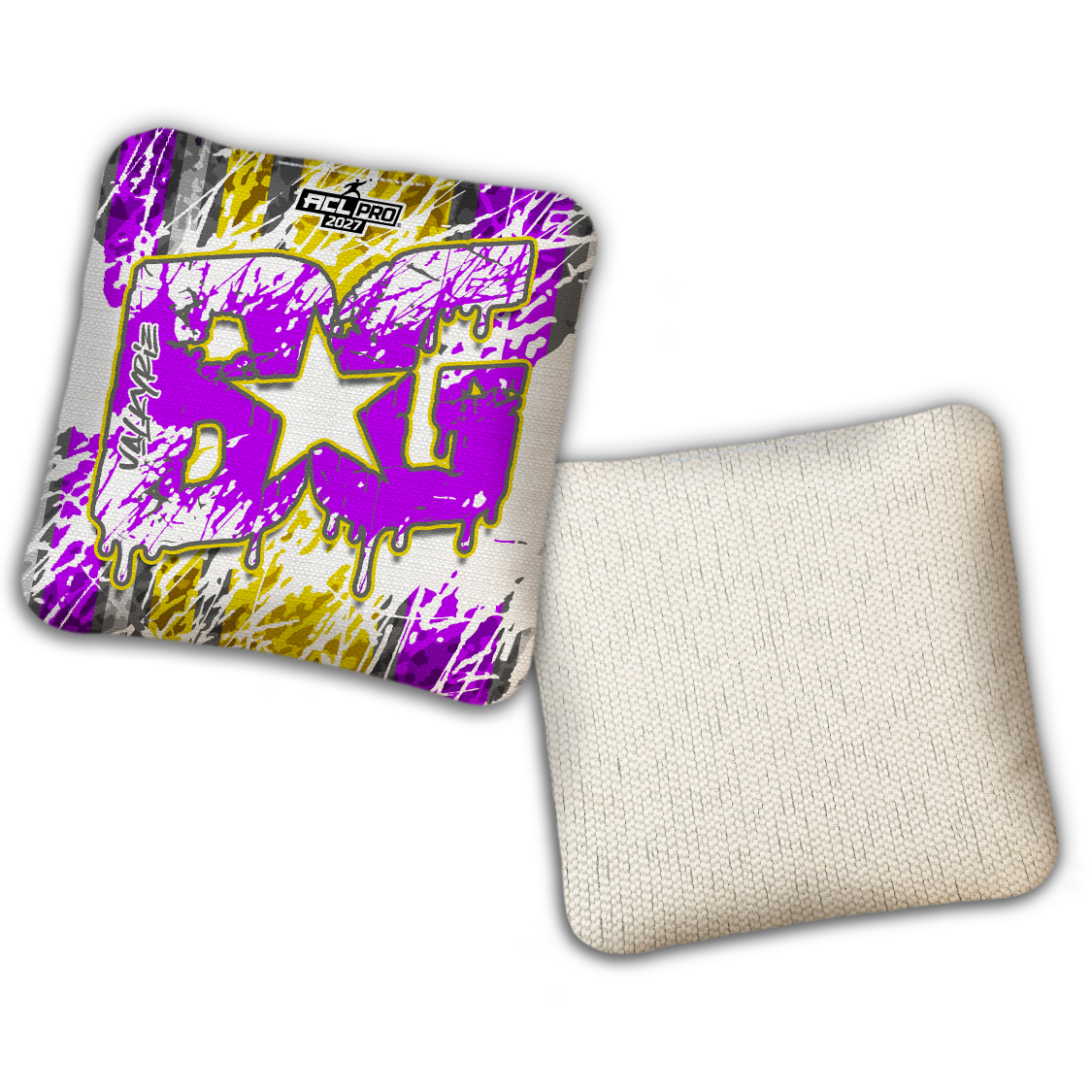 2027 BG Multiple Bag Models "SPLASH ZONE" - ACL Pro Stamped Cornhole Bags - SET OF 4 BAGS
