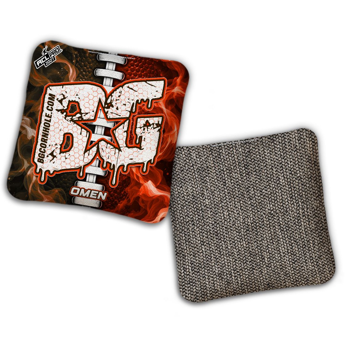 2027 BG Multiple Bag Models "Cleveland Split Lace" - ACL Pro Stamped Cornhole Bags