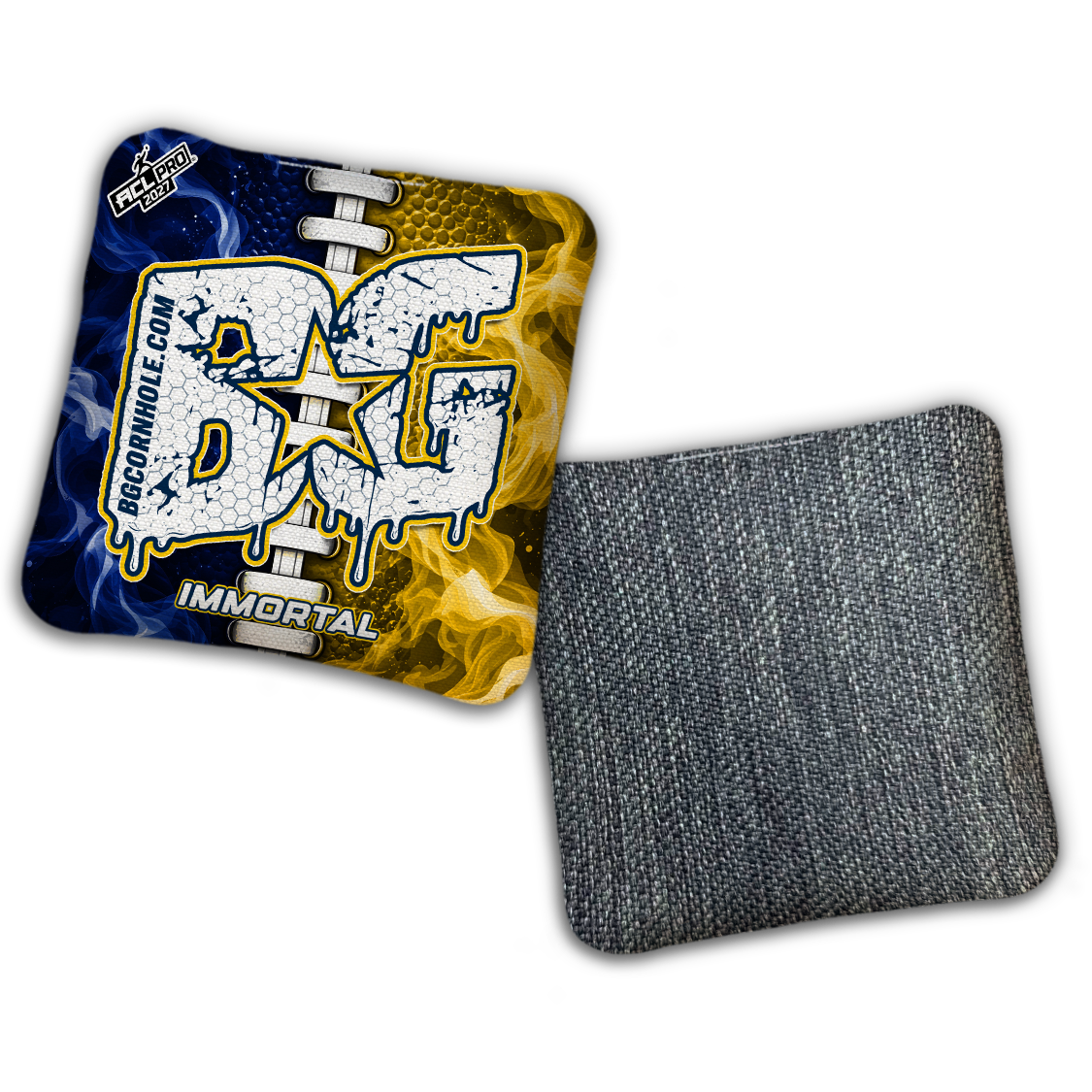2027 BG Multiple Bag Models "Michigan Split Lace" - ACL Pro Stamped Cornhole Bags