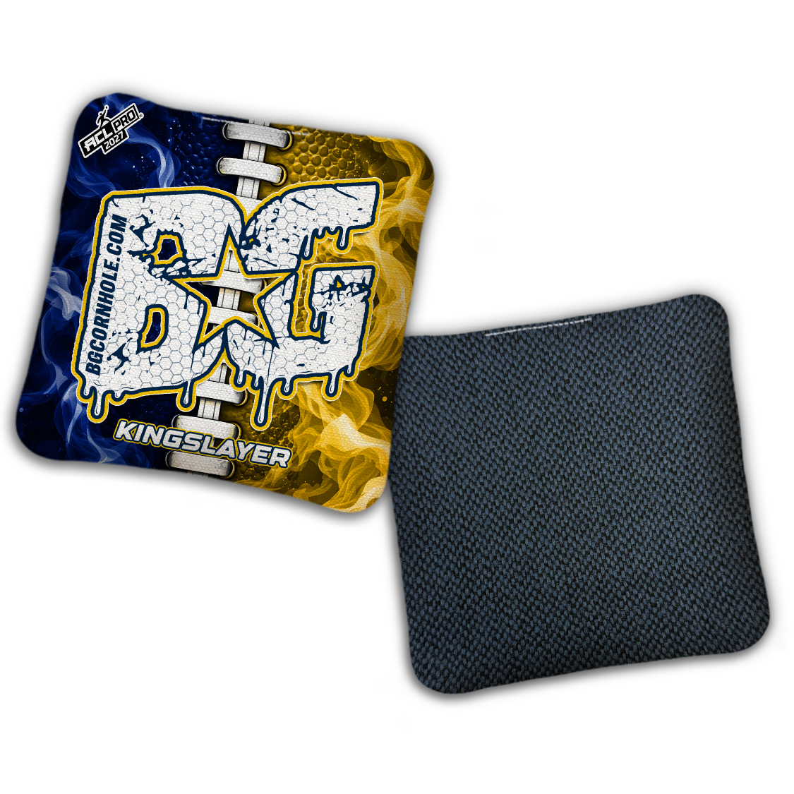 2027 BG Multiple Bag Models "Michigan Split Lace" - ACL Pro Stamped Cornhole Bags