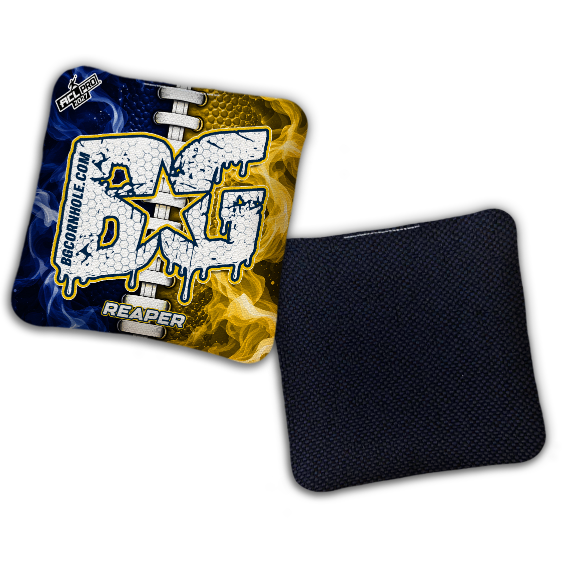 2027 BG Multiple Bag Models "Michigan Split Lace" - ACL Pro Stamped Cornhole Bags