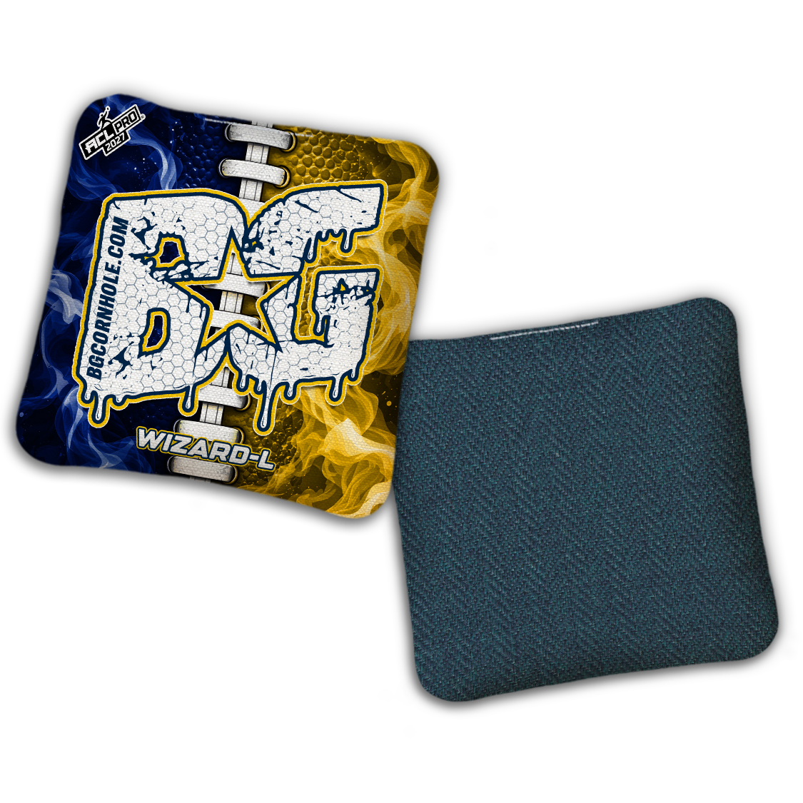 2027 BG Multiple Bag Models "Michigan Split Lace" - ACL Pro Stamped Cornhole Bags