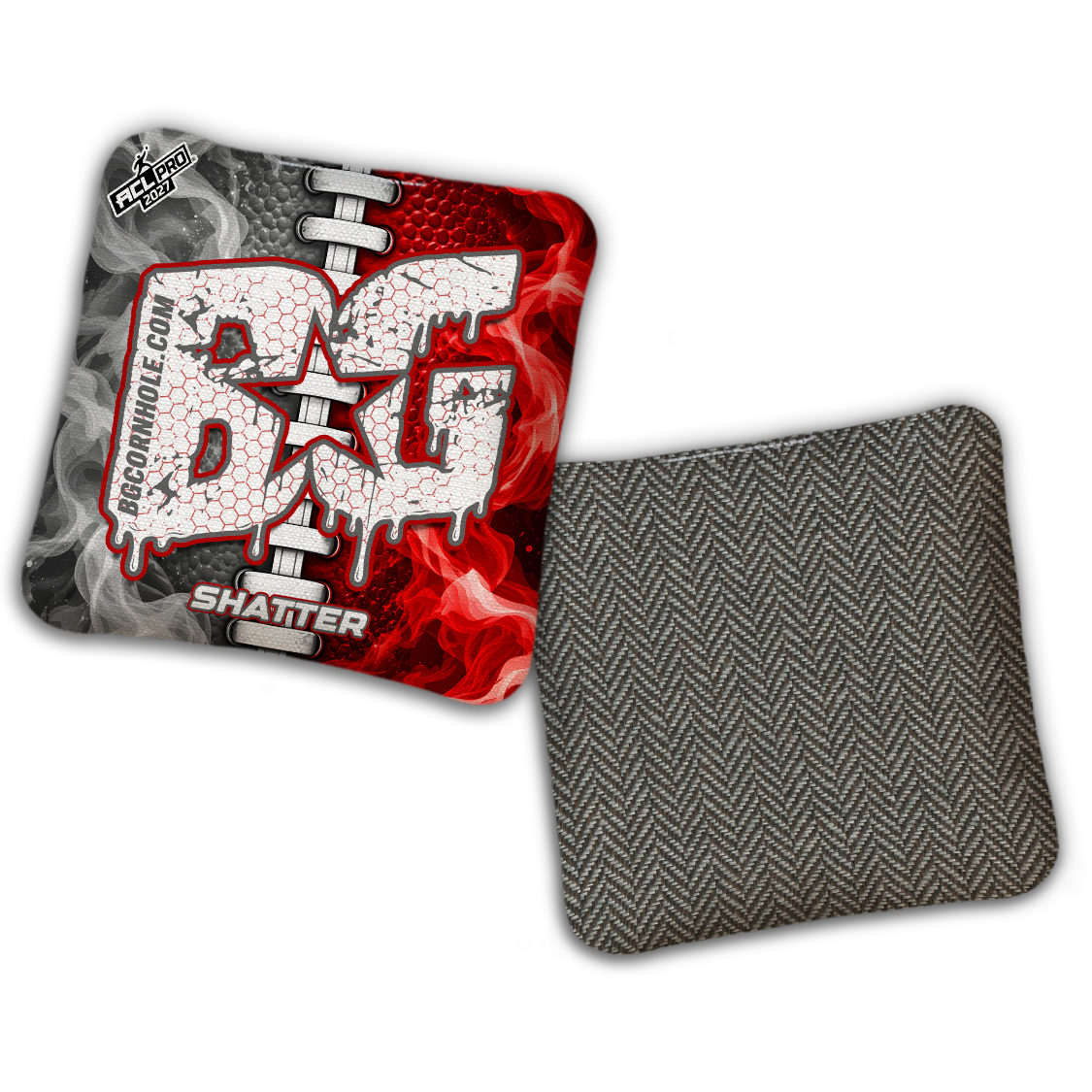 2027 BG Multiple Bag Models "Ohio Split Lace" - ACL Pro Stamped Cornhole Bags
