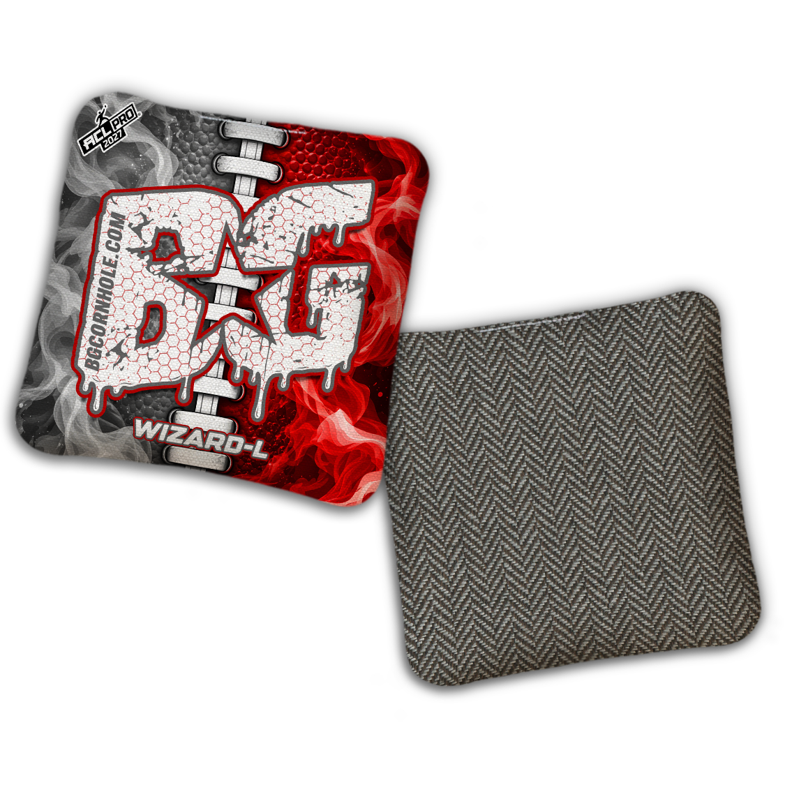 2027 BG Multiple Bag Models "Ohio Split Lace" - ACL Pro Stamped Cornhole Bags