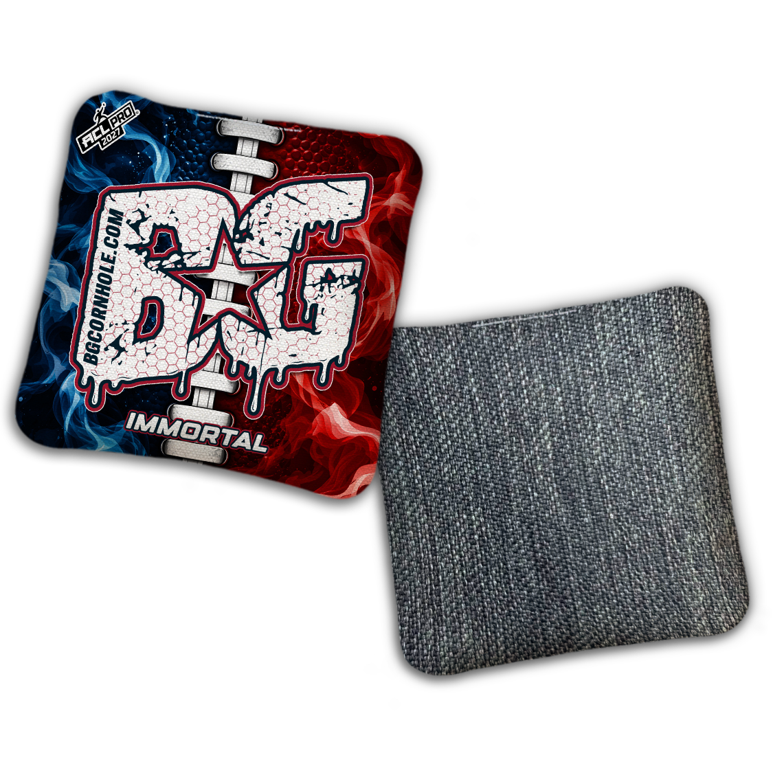 2027 BG Multiple Bag Models "Texas Split Lace " - ACL Pro Stamped Cornhole Bags