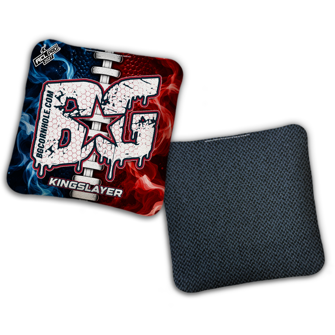 2027 BG Multiple Bag Models "Texas Split Lace " - ACL Pro Stamped Cornhole Bags