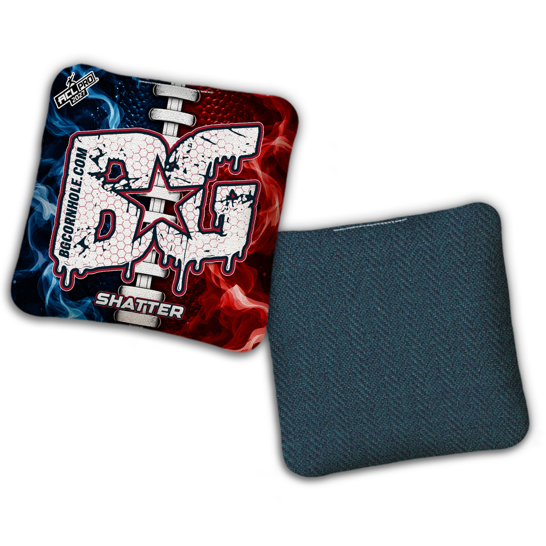 2027 BG Multiple Bag Models "Texas Split Lace " - ACL Pro Stamped Cornhole Bags