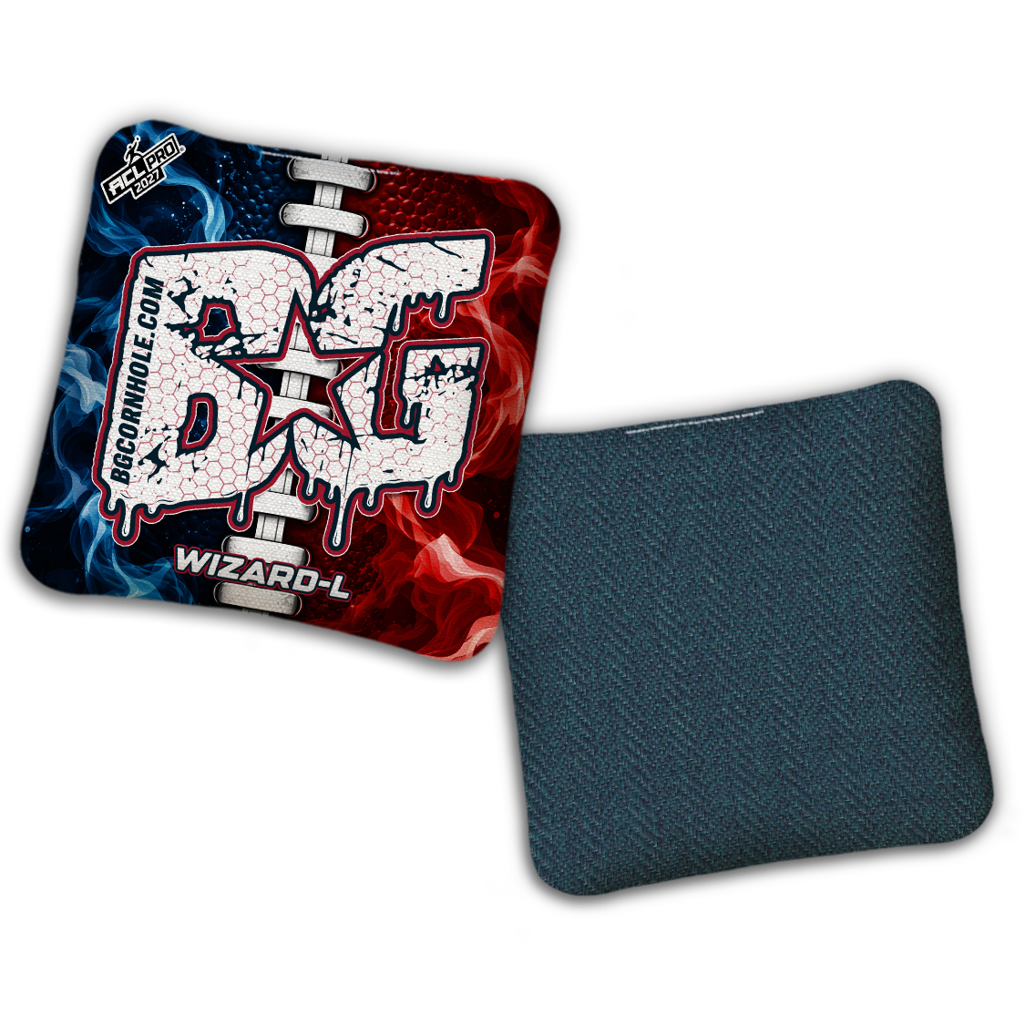 2027 BG Multiple Bag Models "Texas Split Lace " - ACL Pro Stamped Cornhole Bags