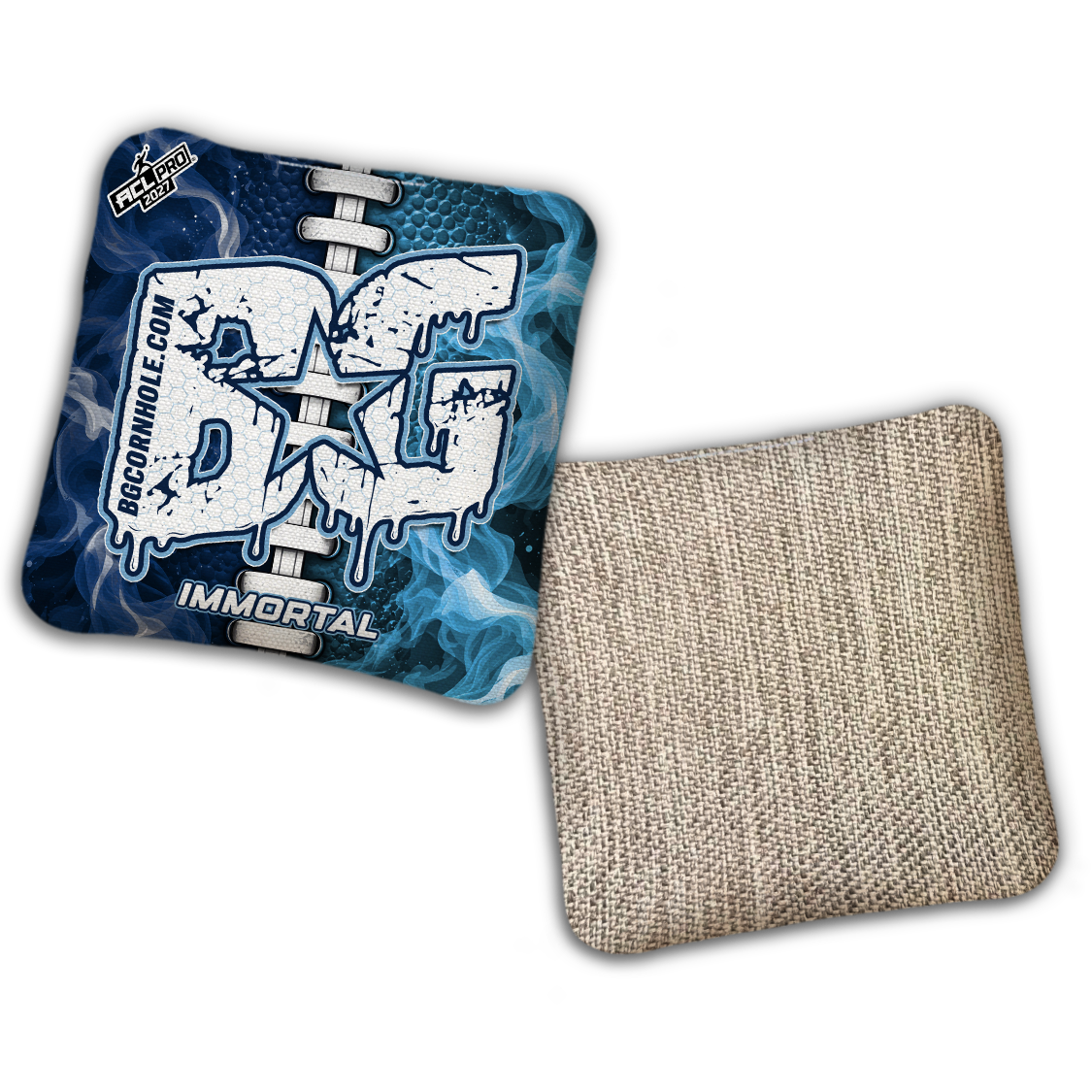 2027 BG Multiple Bag Models "North Carolina Split Lace" - ACL Pro Stamped Cornhole Bags