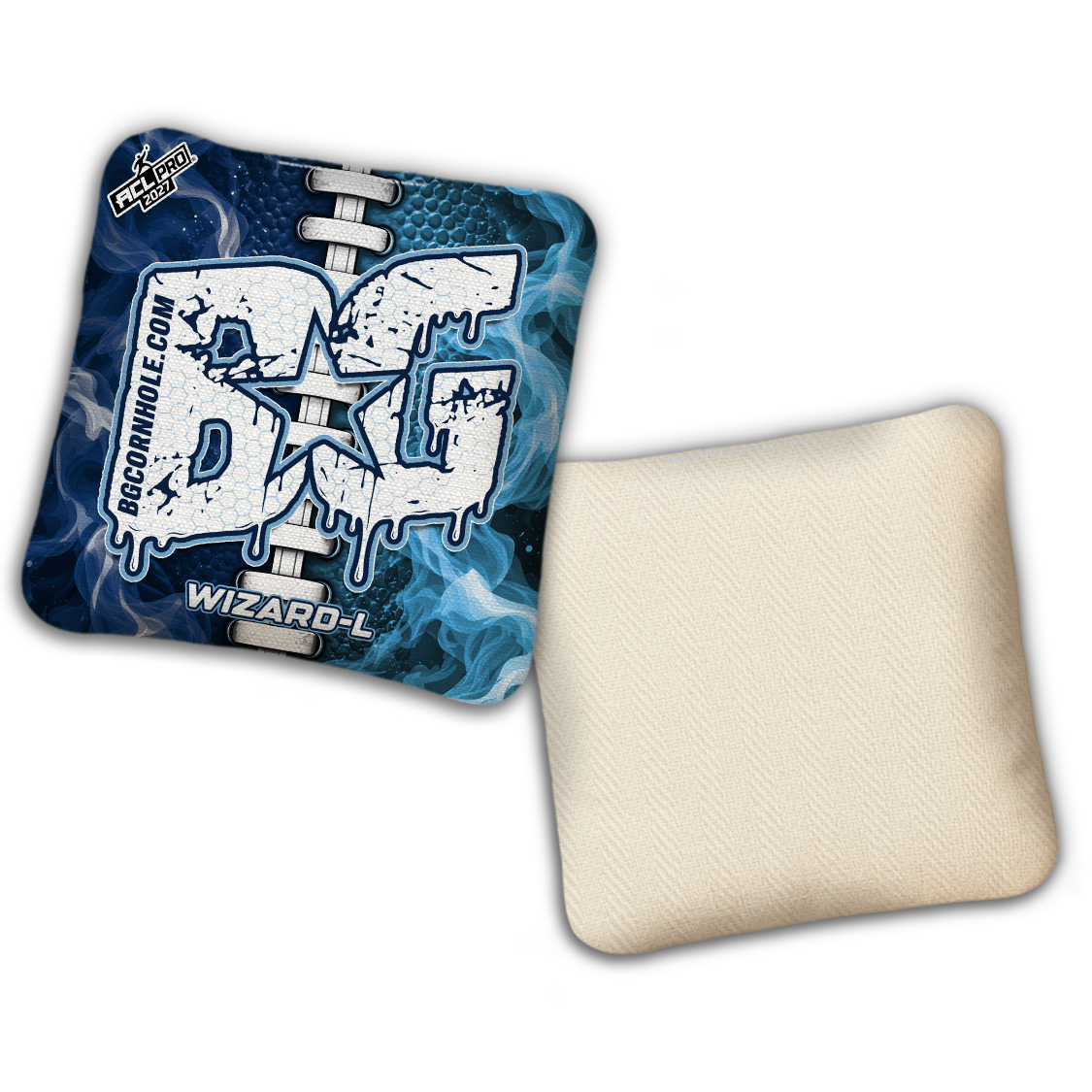 2027 BG Multiple Bag Models "North Carolina Split Lace" - ACL Pro Stamped Cornhole Bags