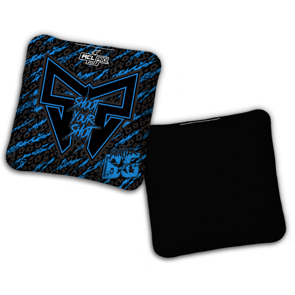 2027 BG Multiple Bag Models "Shoot Your Shot” Collab - ACL Pro Stamped Cornhole Bags - SET OF 4 BAGS