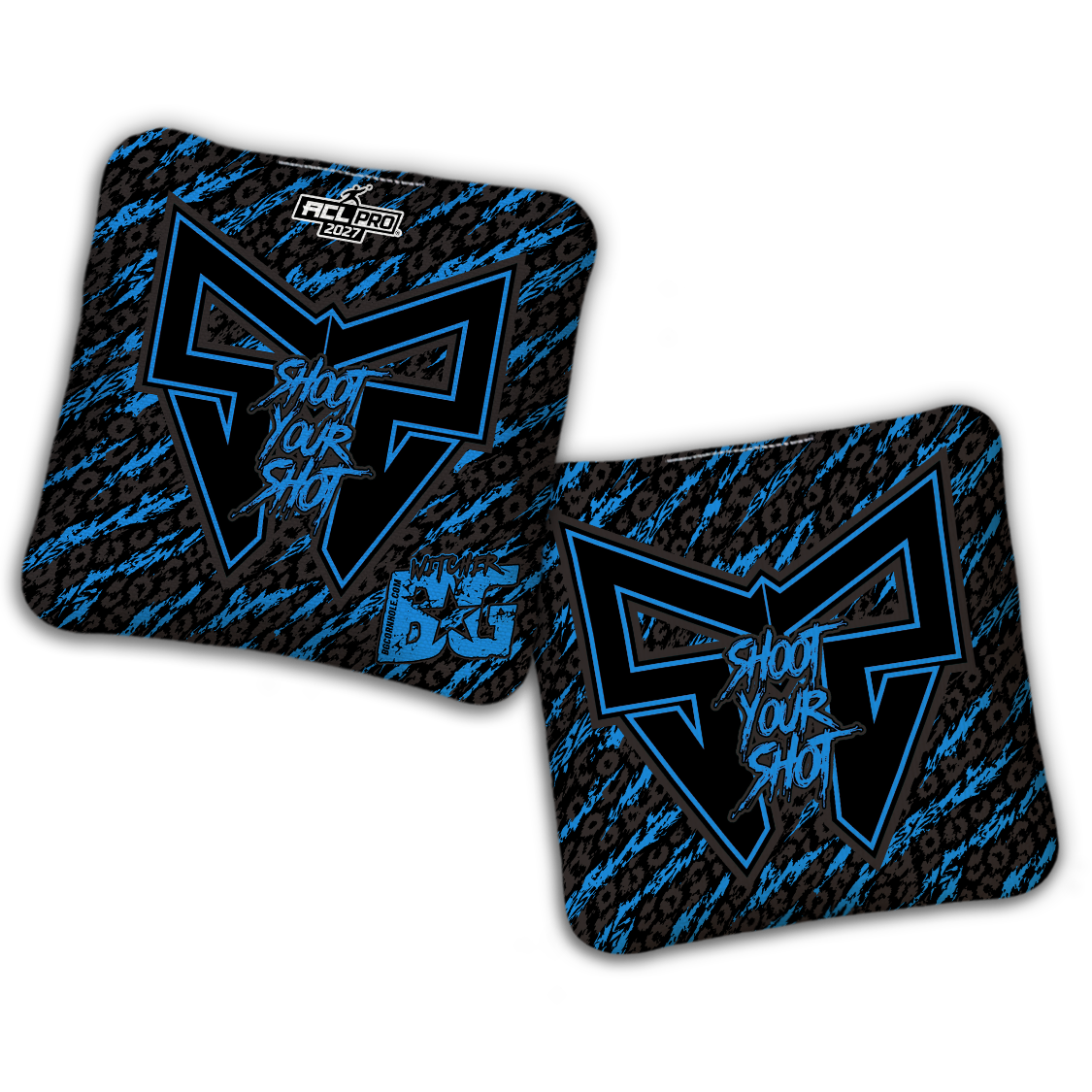 2027 BG Multiple Bag Models "Shoot Your Shot” Collab - ACL Pro Stamped Cornhole Bags - SET OF 4 BAGS