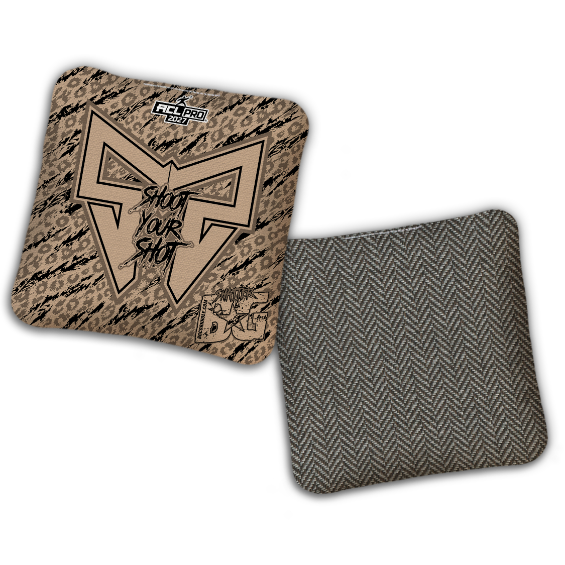 2027 BG Multiple Bag Models "Shoot Your Shot” Collab - ACL Pro Stamped Cornhole Bags - SET OF 4 BAGS