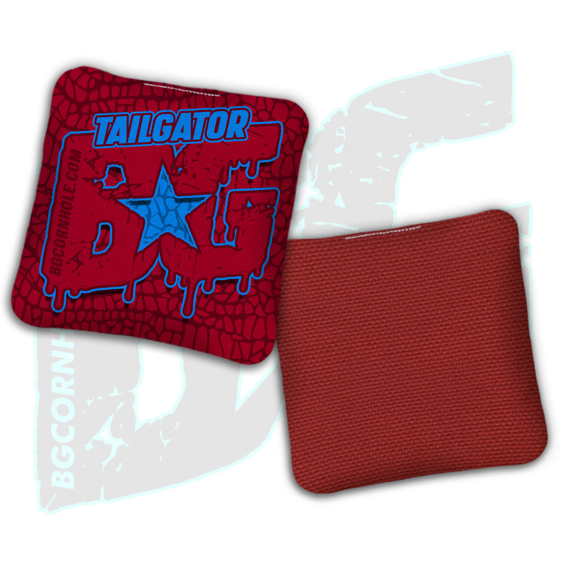 BG Tailgator  - "Gator Skin” - Non Stamped Cornhole Bags - SET OF 4 bags