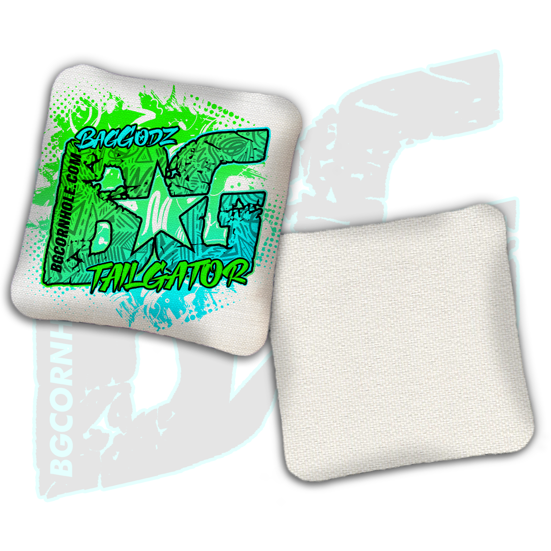 BG Multiple Bag Models  - "Hyper Ink" - Non Stamped Cornhole Bags - SET OF 4 bags