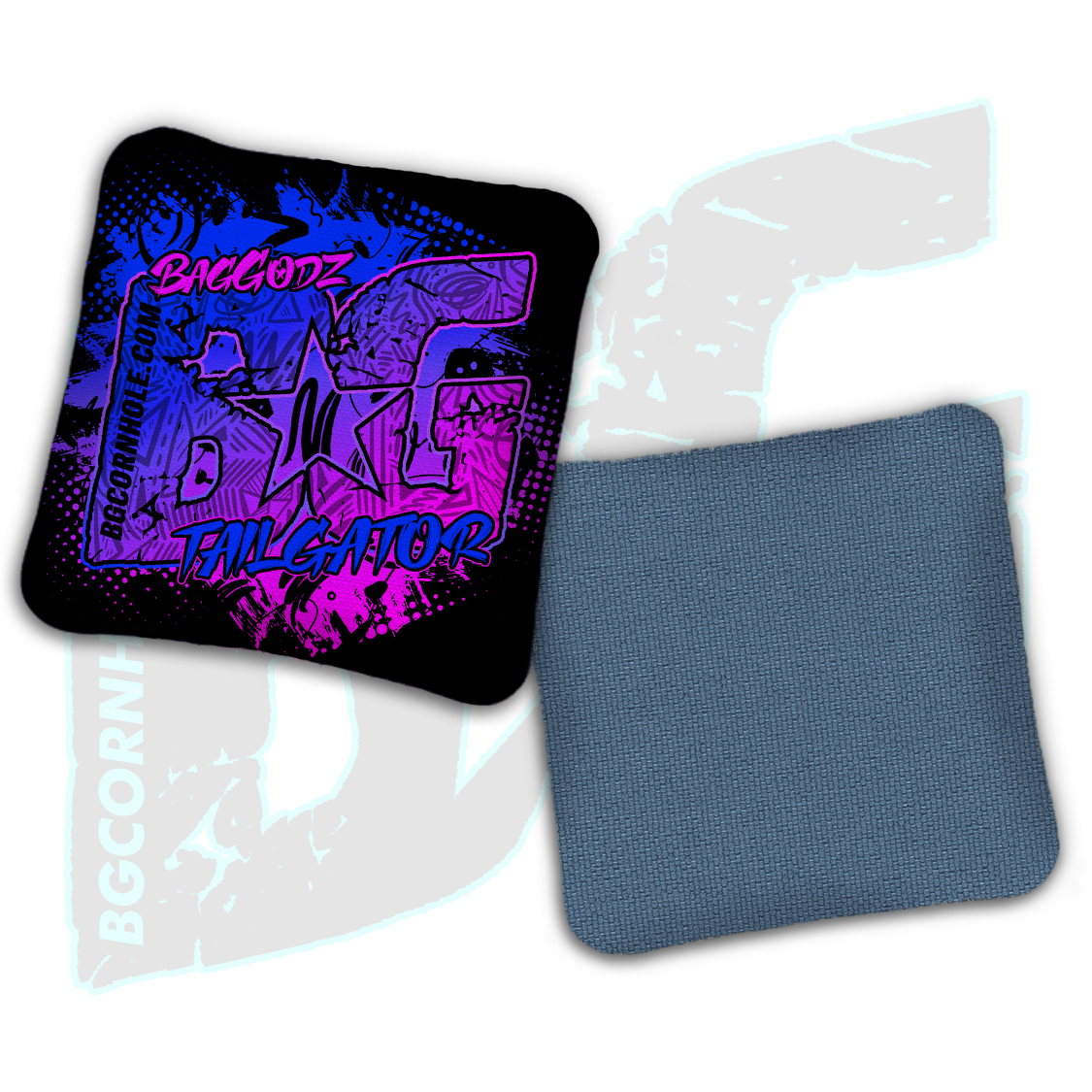 BG Multiple Bag Models  - "Hyper Ink" - Non Stamped Cornhole Bags - SET OF 4 bags