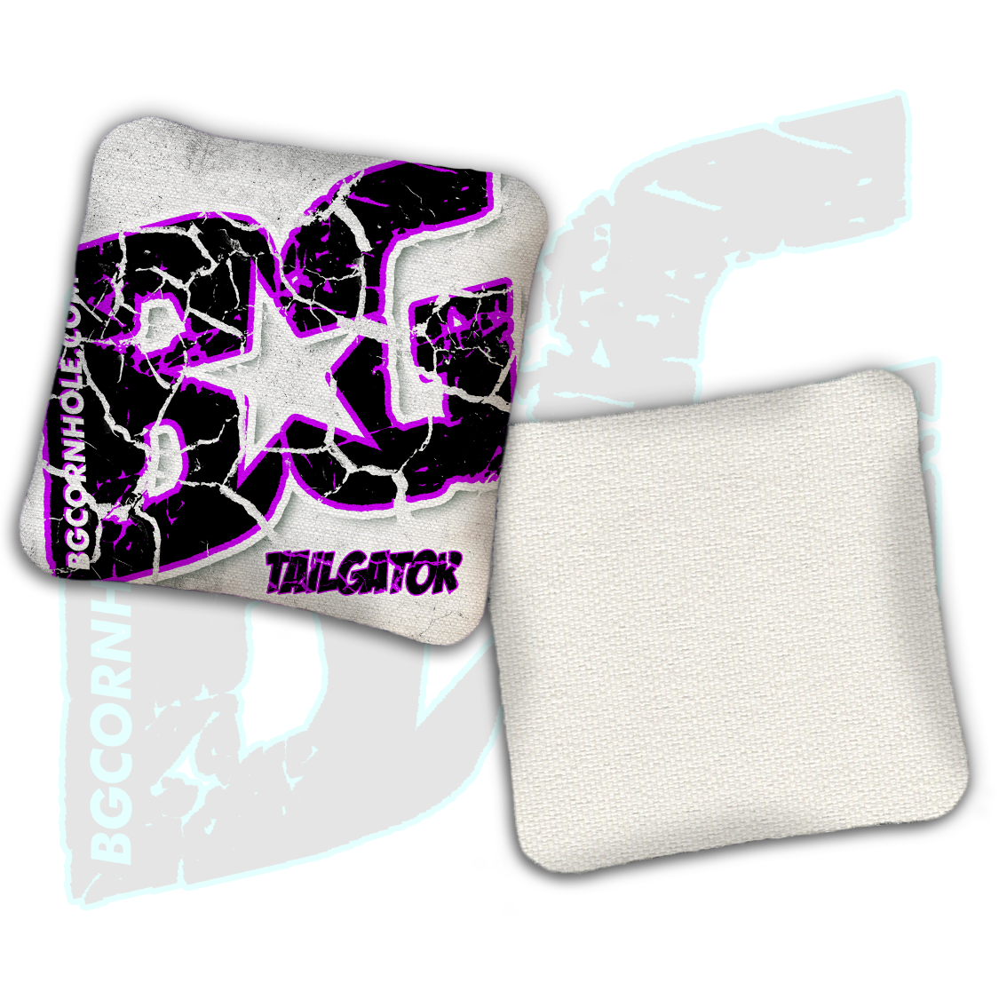 BG Multiple Bag Models  - "Crackle" - Non Stamped Cornhole Bags - SET OF 4 bags