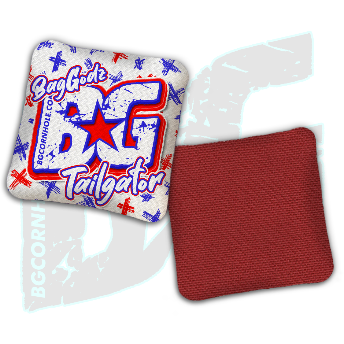 BG Multiple Bag Models  - "X" - Non Stamped Cornhole Bags - SET OF 4 bags