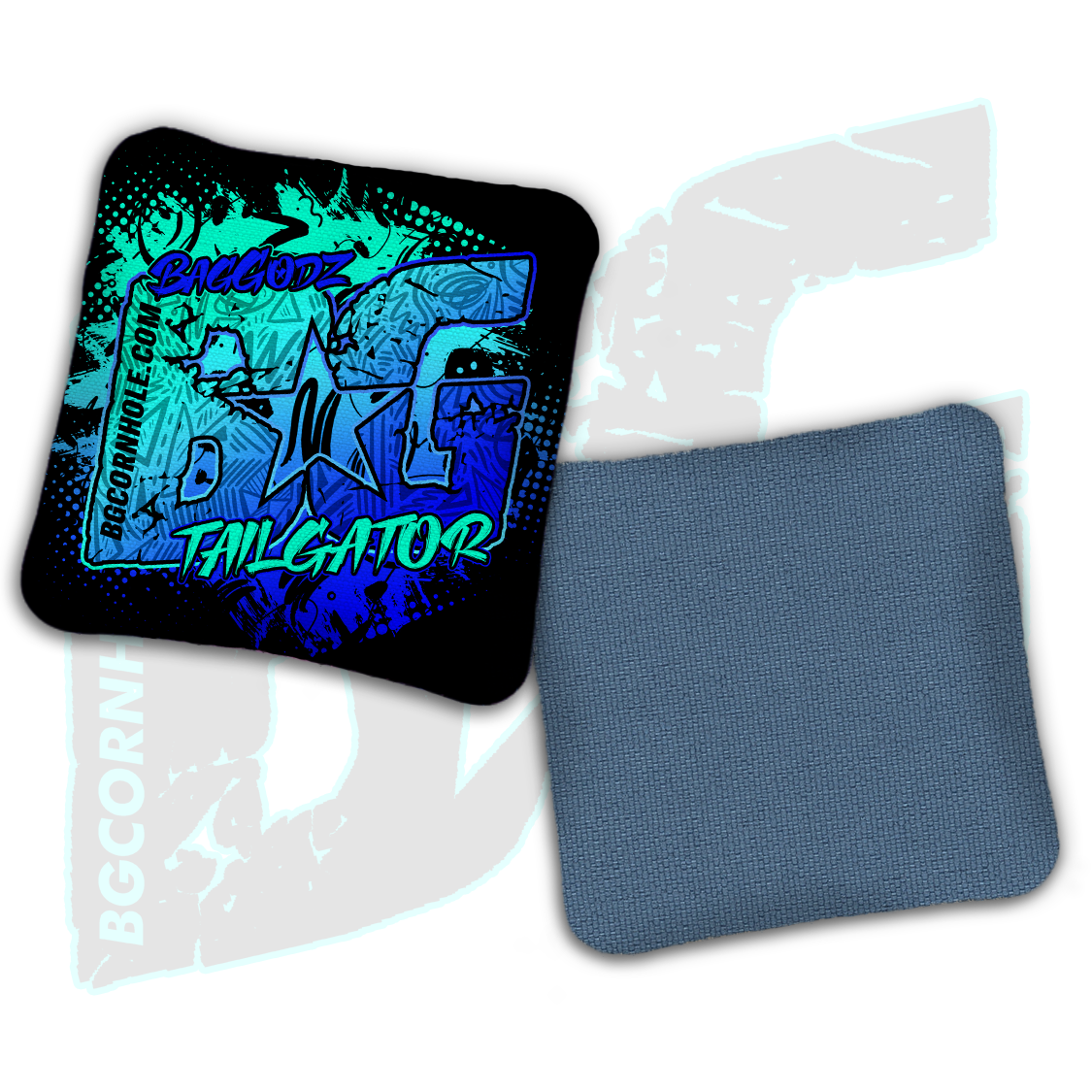 BG Multiple Bag Models  - "Hyper Ink" - Non Stamped Cornhole Bags - SET OF 4 bags