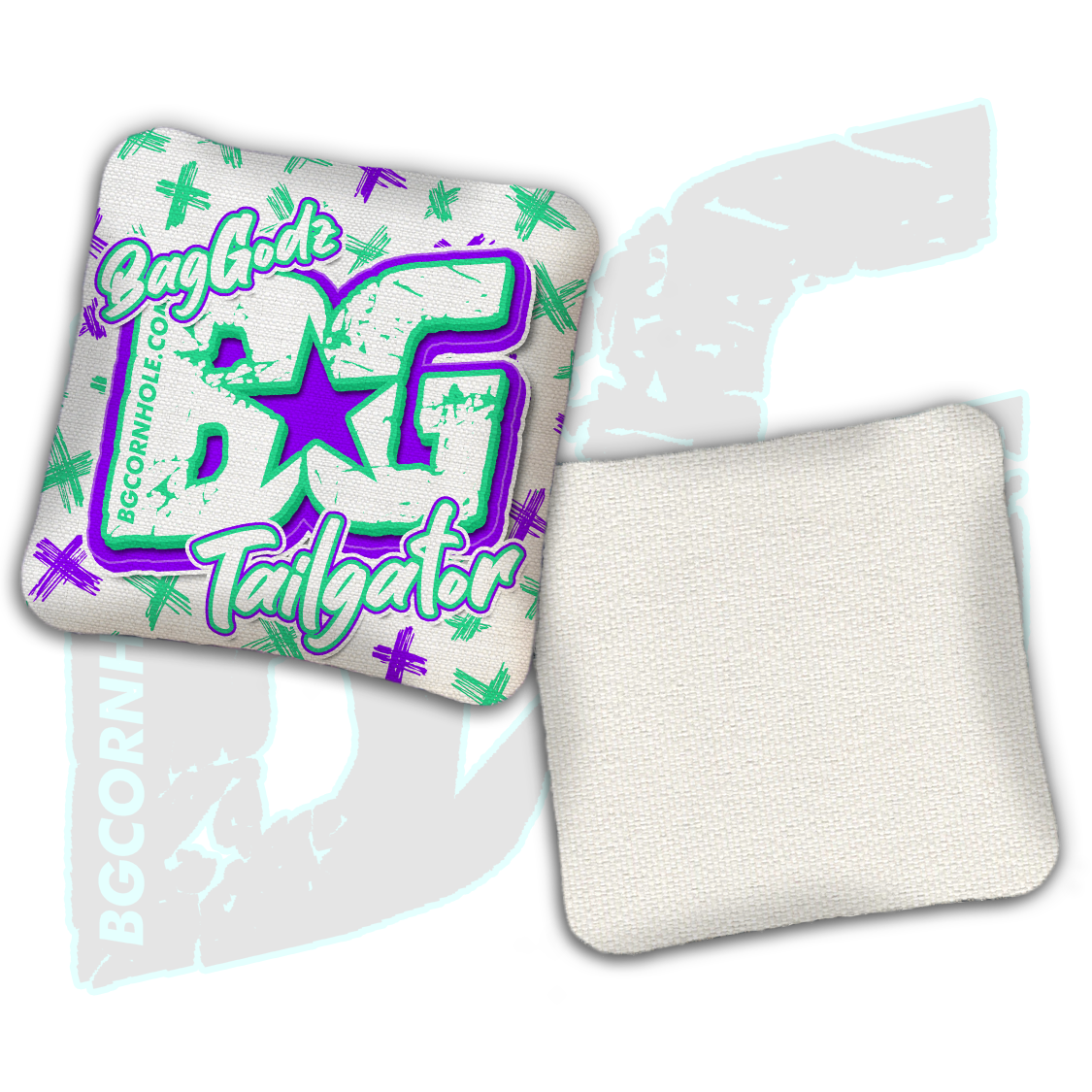 BG Multiple Bag Models  - "X" - Non Stamped Cornhole Bags - SET OF 4 bags