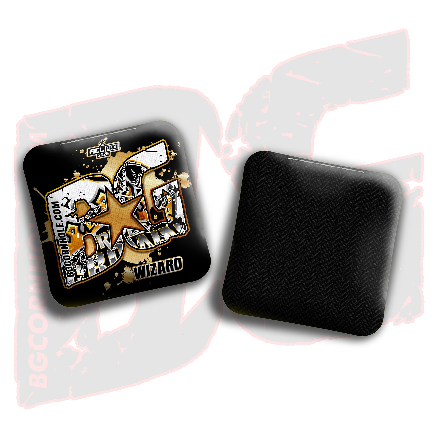 2026 BG Multiple Bag Models "Triple Crown” Collab - ACL Pro Stamped Cornhole Bags - SET OF 4 BAGS