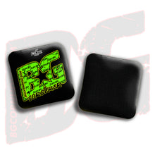 Load image into Gallery viewer, 2026 BG Multiple Bag Models &quot;Green Logo Colormatch&quot; - ACL Pro Stamped Cornhole Bags - SET OF 4 BAGS