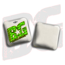 Load image into Gallery viewer, 2026 BG Multiple Bag Models &quot;Green Logo Colormatch&quot; - ACL Pro Stamped Cornhole Bags - SET OF 4 BAGS