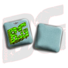 Load image into Gallery viewer, 2026 BG Multiple Bag Models &quot;Green Logo Colormatch&quot; - ACL Pro Stamped Cornhole Bags - SET OF 4 BAGS