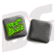 Load image into Gallery viewer, 2026 BG Multiple Bag Models &quot;Green Logo Colormatch&quot; - ACL Pro Stamped Cornhole Bags - SET OF 4 BAGS