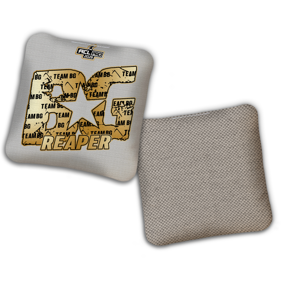 2026 BG Reaper "Cloud Team BG" - ACL Pro Stamped Cornhole Bags - SET OF 4 BAGS