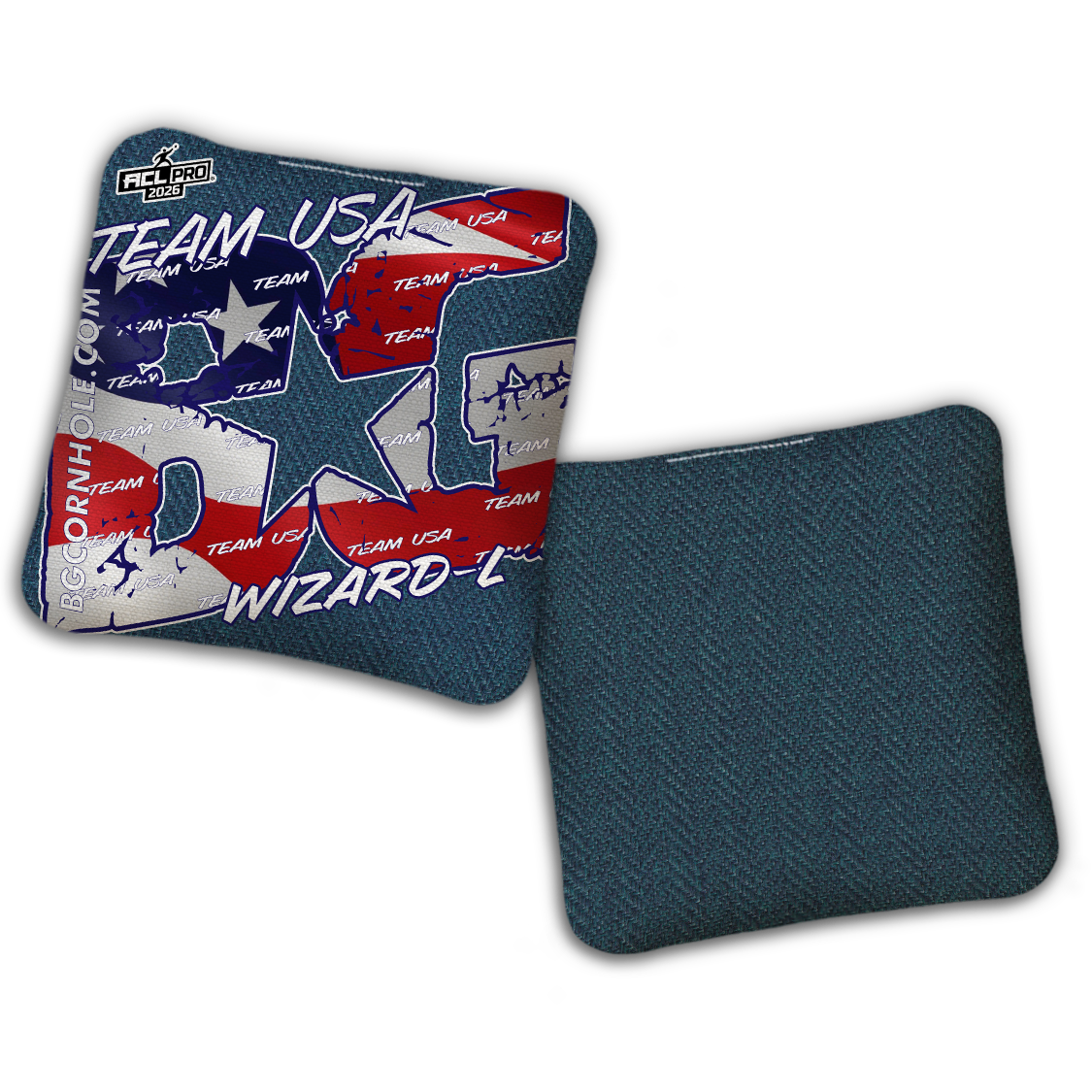 2026 BG Multiple Bag Models "Team USA" - ACL Pro Stamped Cornhole Bags - SET OF 4 BAGS