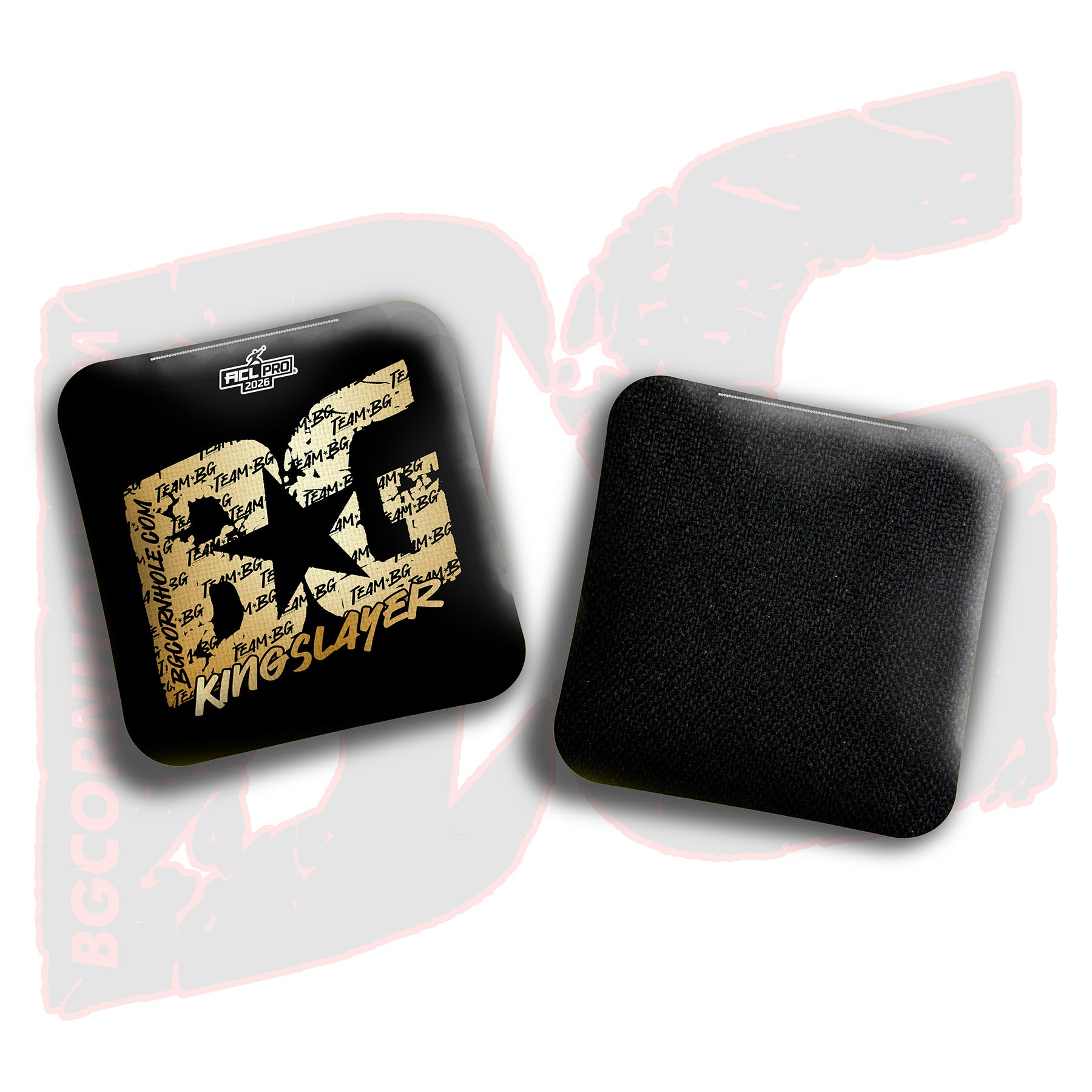 2026 BG Multiple Bag Models "Gold Logo Colormatch" - ACL Pro Stamped Cornhole Bags - SET OF 4 BAGS