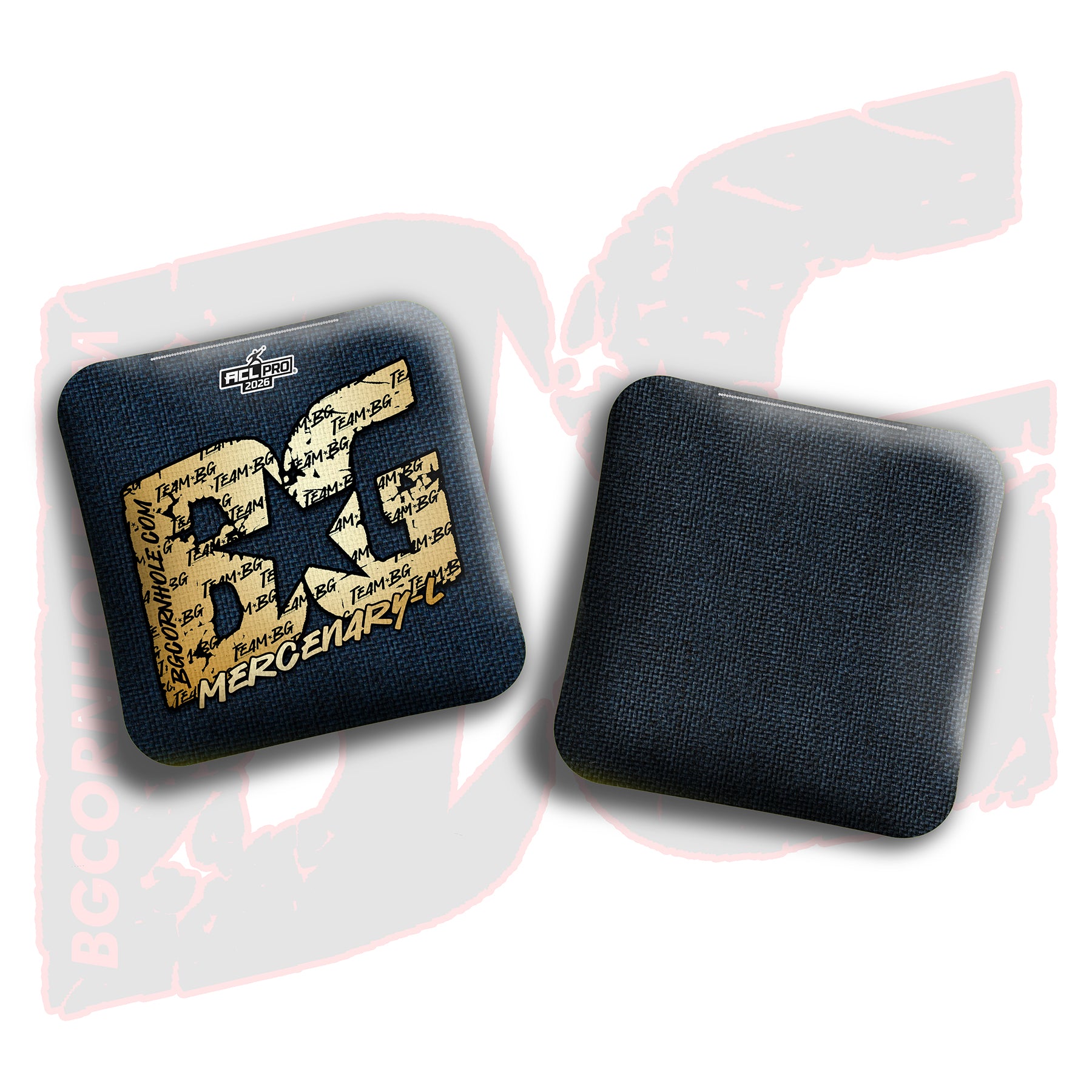 2026 BG Multiple Bag Models "Gold Logo Colormatch" - ACL Pro Stamped Cornhole Bags - SET OF 4 BAGS