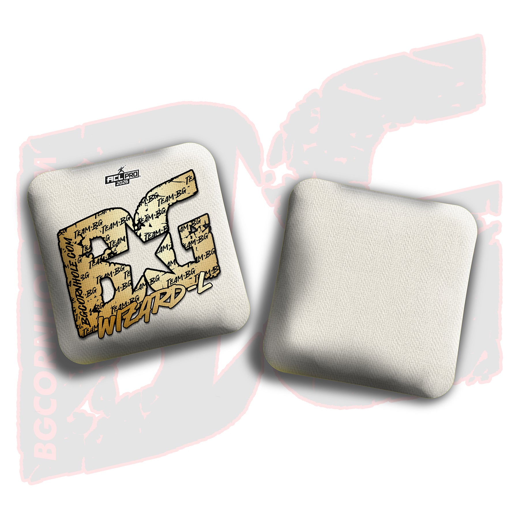 2026 BG Multiple Bag Models "Gold Logo Colormatch" - ACL Pro Stamped Cornhole Bags - SET OF 4 BAGS