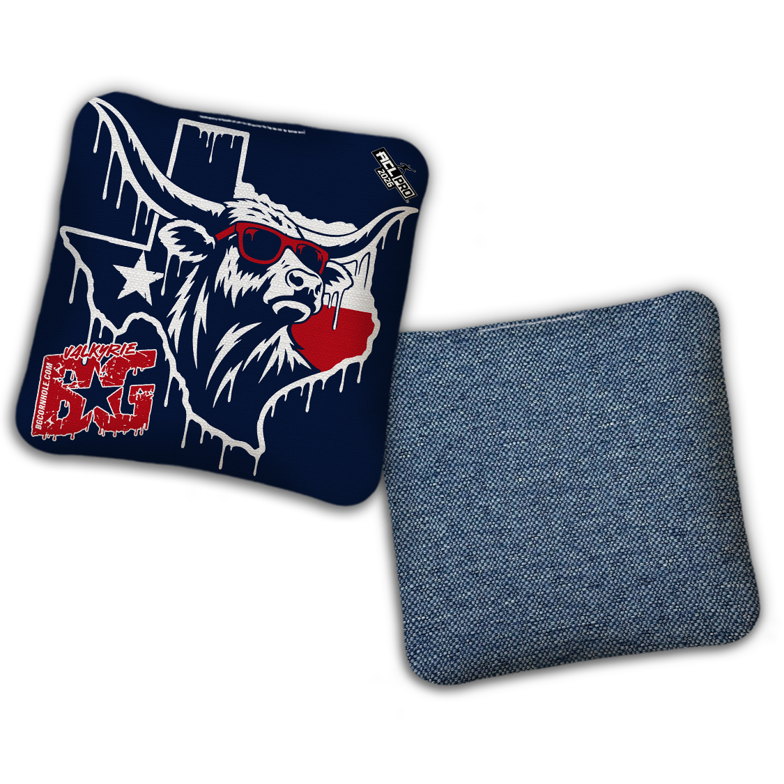 2026 BG "TEXAS DRIP" - ACL Pro Stamped Cornhole Bags - SET OF 4 BAGS