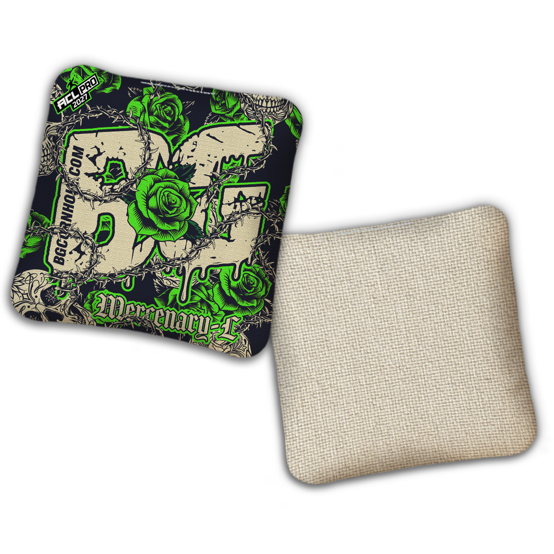 2027 BG Multiple Bag Models "THORNS AND ROSES" - ACL Pro Stamped Cornhole Bags - SET OF 4 BAGS
