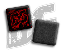 Load image into Gallery viewer, 2026 BG Multiple Bag Models &quot;Toss Sauce Drip&quot; Collab - ACL Pro Stamped Cornhole Bags - SET OF 4 BAGS