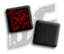 Load image into Gallery viewer, 2026 BG Multiple Bag Models &quot;Toss Sauce Drip&quot; Collab - ACL Pro Stamped Cornhole Bags - SET OF 4 BAGS