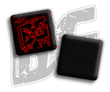 Load image into Gallery viewer, 2026 BG Multiple Bag Models &quot;Toss Sauce Drip&quot; Collab - ACL Pro Stamped Cornhole Bags - SET OF 4 BAGS