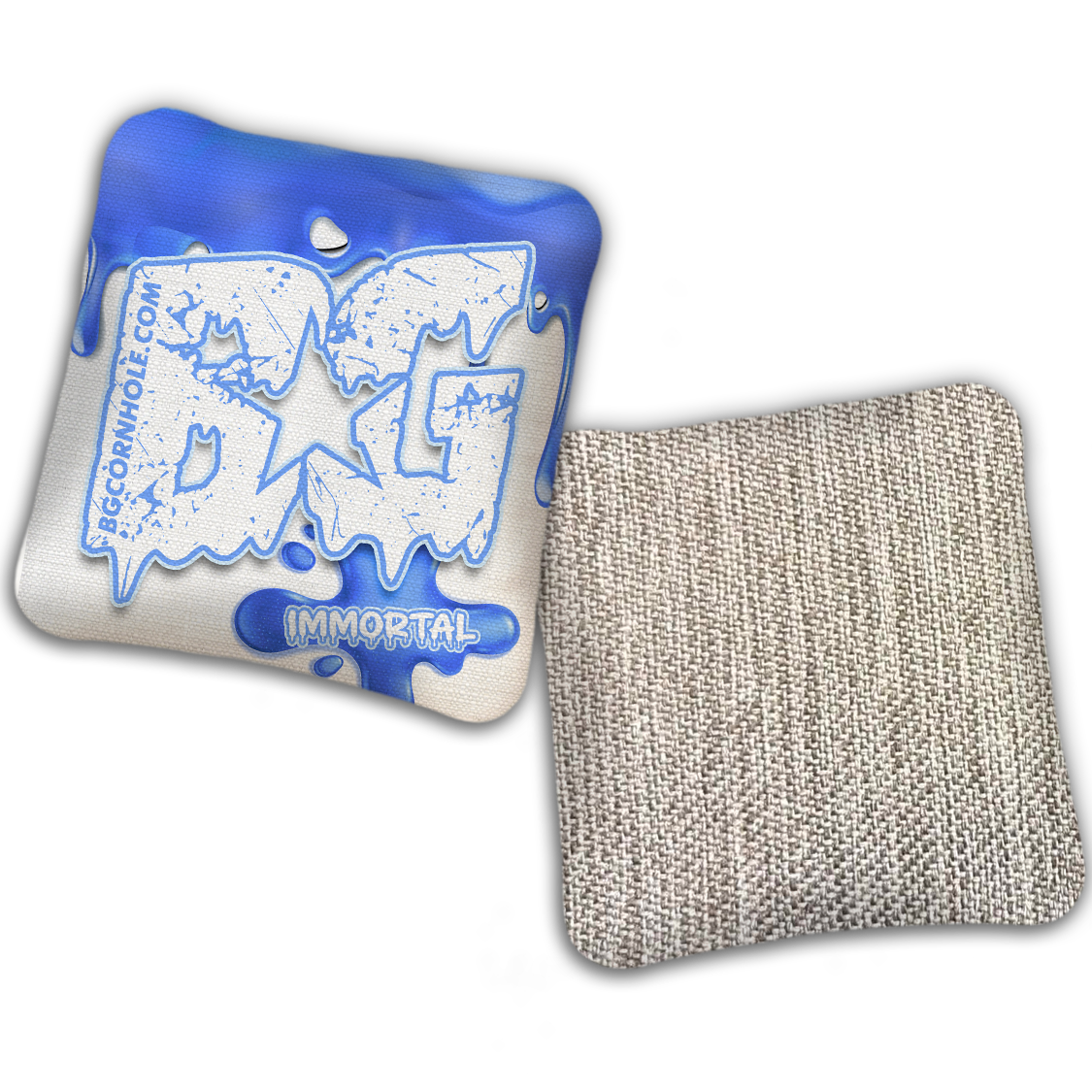 UNSTAMPED BG Multiple Bag Models "DRIP" - Cornhole Bags - SET OF 4 BAGS